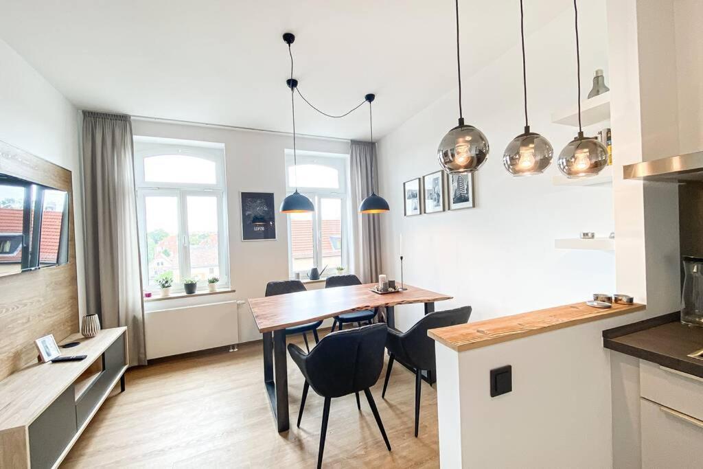 Luxus-Apartment In Leipzig Mit Privat-Parkplatz Exterior foto