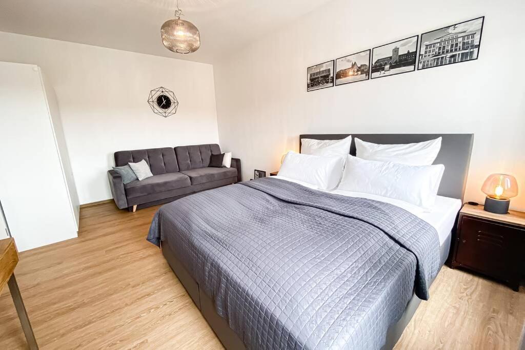 Luxus-Apartment In Leipzig Mit Privat-Parkplatz Exterior foto